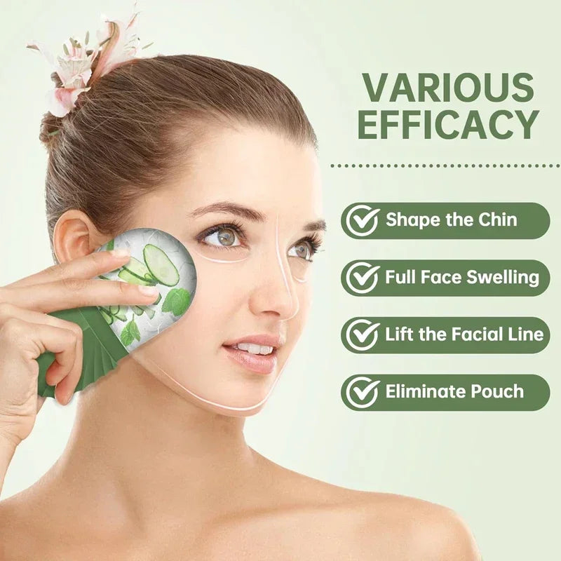 Ice Face Roller Ice Cube Beauty Massage Silicone Ice Mold For Eye Puffiness Ice Facial Roller Shrink Pores Multifunctional mold